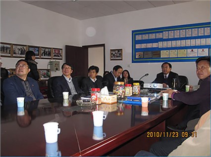 2010年11月23日，湘潭市市長(zhǎng)史耀斌先生蒞臨湘潭市恒欣實(shí)業(yè)有限公司