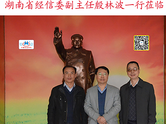 湖南省經(jīng)信委副主任殷林波一行蒞臨&ldquo;湘潭恒欣&rdquo;