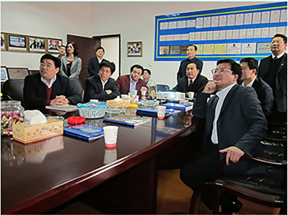 湘潭市市長(zhǎng)吳奇修來我公司視察工作