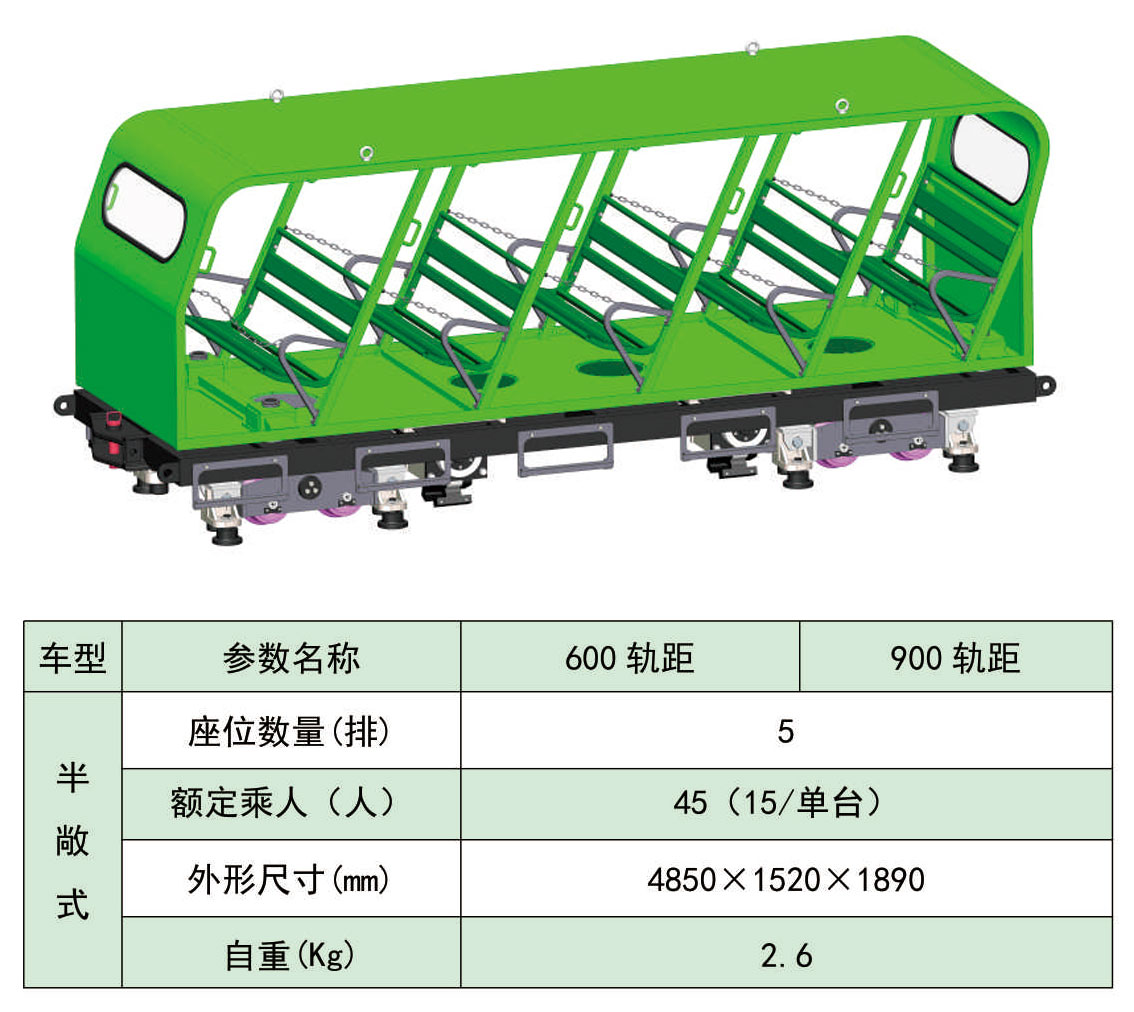 卡軌制動(dòng)乘人車